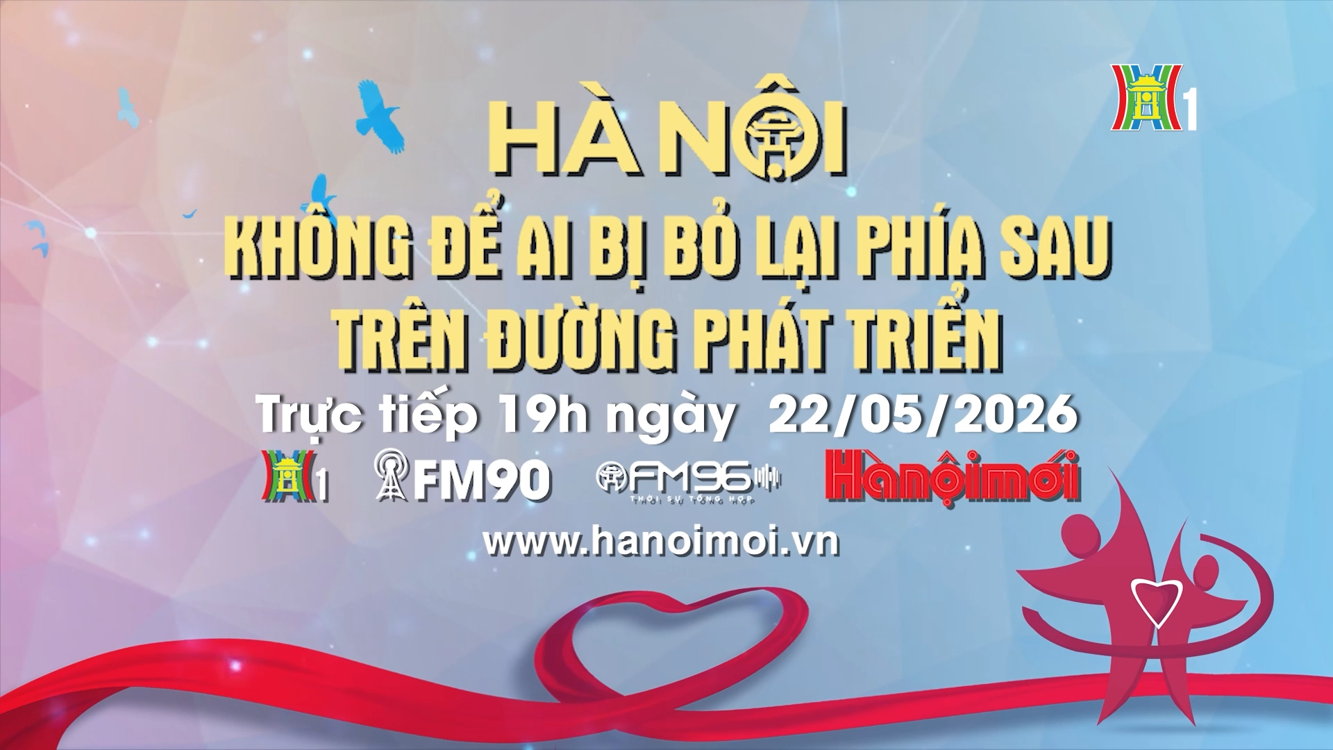 Đón xem Chương trình Thời sự: 'Hà Nội không để ai bị bỏ lại phía sau trên đường phát triển'